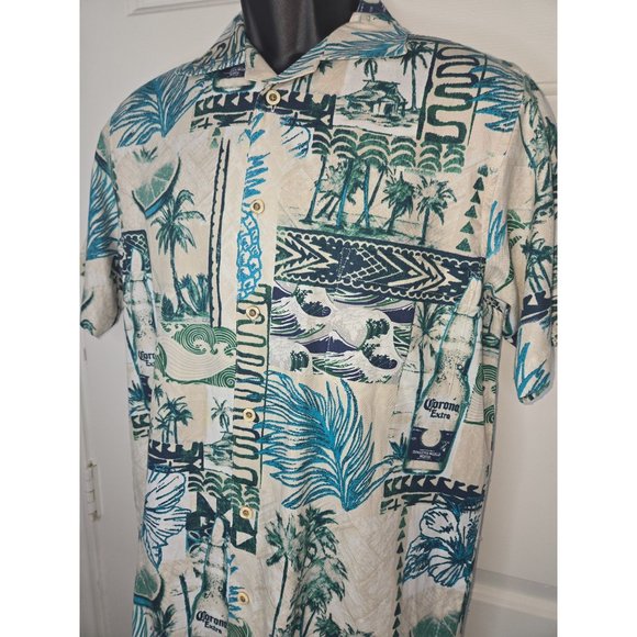 Newport Blue Other - Newport Blue Mens Tropical Hawaiian Camp Shirt Small